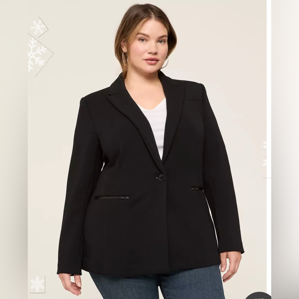 Lane Bryant Plus Size Black Blazer for Women